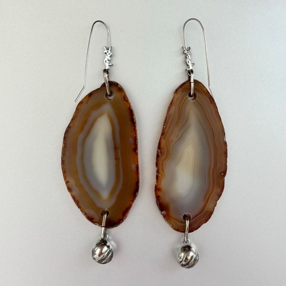 YVES SAINT LAURENT YSL 2010 vintage drop earrings - Picture 1 of 4